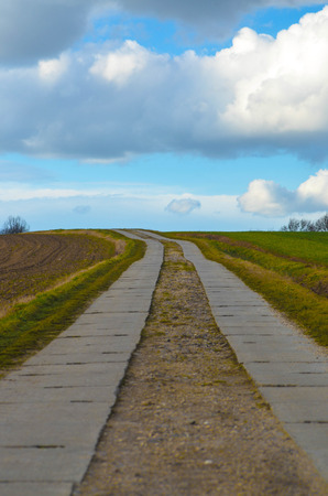Countryside road ruralの写真素材