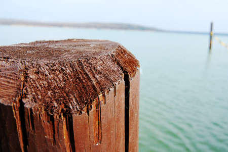 Pile pier jettyの写真素材