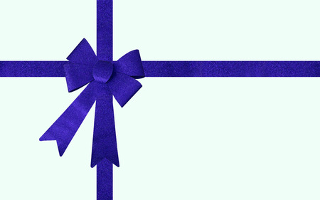 Gift ribbon gift bow wrapping coupon decorationの写真素材
