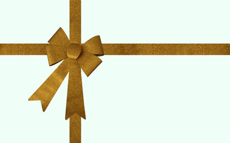 Gift ribbon gift bow wrapping coupon decorationの写真素材