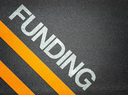 Funing Business Bank Banking Text Writing Road Asphalt Word Floor Groundの写真素材