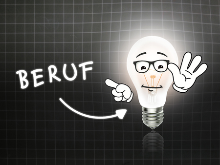 Beruf Bulb Lamp Energy Light blackboard Background Ideaの写真素材