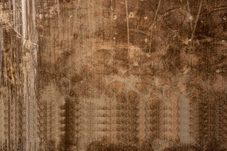 Dark brown background concrete texture wall grunge rust rustyの写真素材