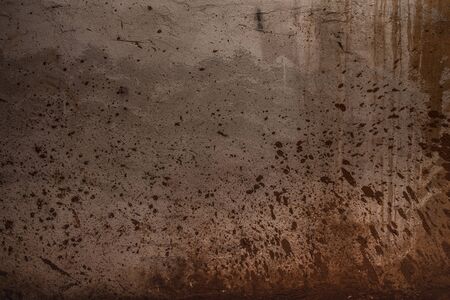 Dark brown background concrete texture wall grunge rust rustyの写真素材