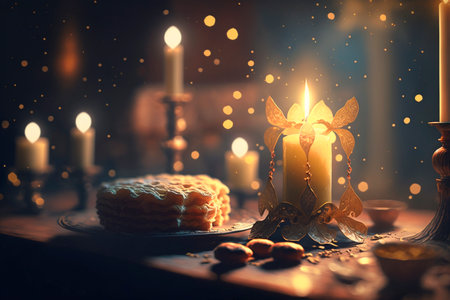 Learn about the history and traditions of La Chandeleur, also known as Candlemas, a French holiday celebrating the end of winter and the beginning of spring.の素材