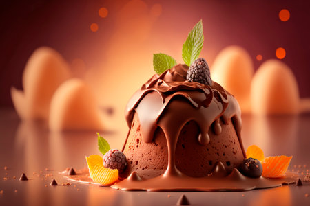 Indulge in the rich and creamy goodness of Chocolate Mousseの素材