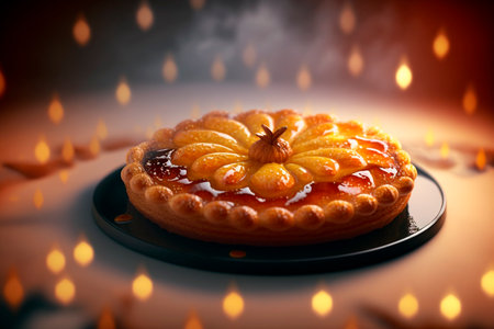 A delicious French dessert made with caramelized apples and buttery pastry crust, Tarte Tatin is a classic sweet treat that is simple yet elegant.の素材