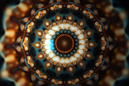 Add a pop of color and bohemian flair to your living space with this vibrant Hippie Mandala Tapestry.の素材