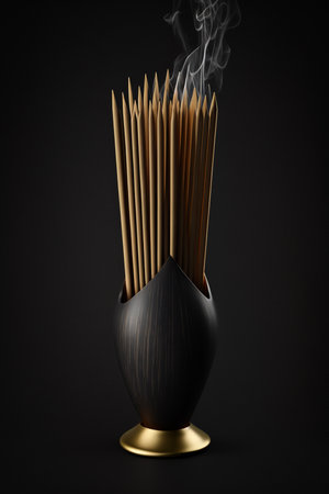 Experience the aroma of traditional Chinese culture with our exquisite incense sticks.の素材