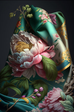 Discover the beauty of Chinese silk through these vivid and colorful fabricsの素材