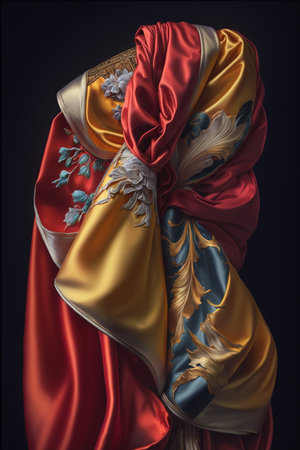 Discover the beauty of Chinese silk through these vivid and colorful fabricsの素材