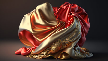 Discover the beauty of Chinese silk through these vivid and colorful fabricsの素材