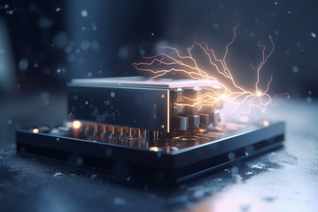 Step into the Future with this High-Tech Super Micro Computer - Experience Speed and Efficiency Like Never Beforeの素材