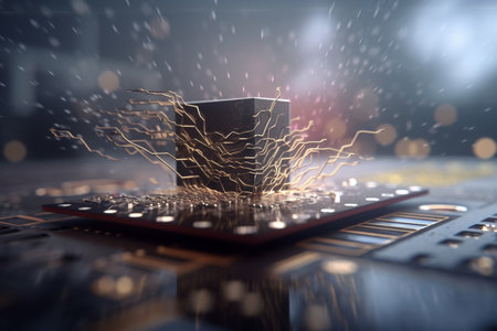 Step into the Future with this High-Tech Super Micro Computer - Experience Speed and Efficiency Like Never Beforeの素材