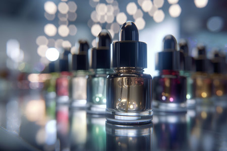 Explore the future of beauty with AI-driven cosmetics industry: An illustrative conceptの素材