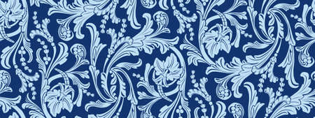 Seamless floral pattern with flowersのイラスト素材