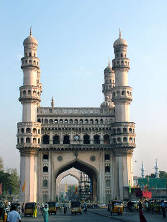 Charminar, landmark, Hyderabad, Indiaの写真素材