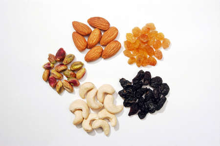 Mixed dry fruitsの写真素材