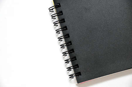 notebook with spiralの写真素材