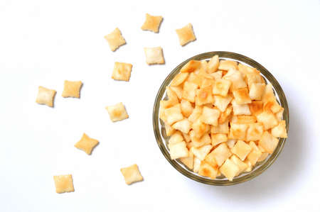 cheeslings baked salty snacksの写真素材