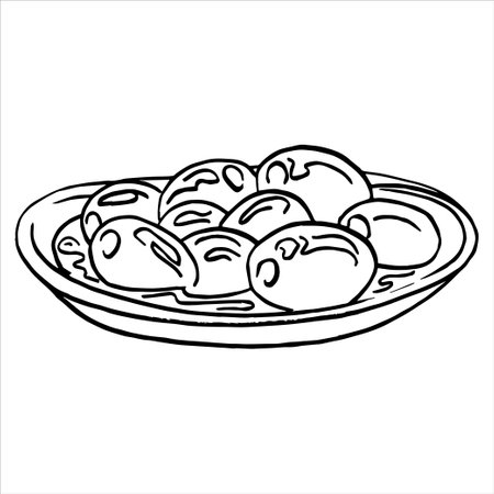 Vegetable oil, olive, sunflower, whey. Vector, graphics. Food and cuisine, natural cosmetics. Cooking food or natural cosmetics. Design for product packaging, menu.のイラスト素材