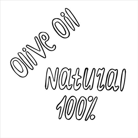 Vegetable oil, olive, sunflower, whey. Vector, graphics. Food and cuisine, natural cosmetics. Cooking food or natural cosmetics. Design for product packaging, menu.のイラスト素材