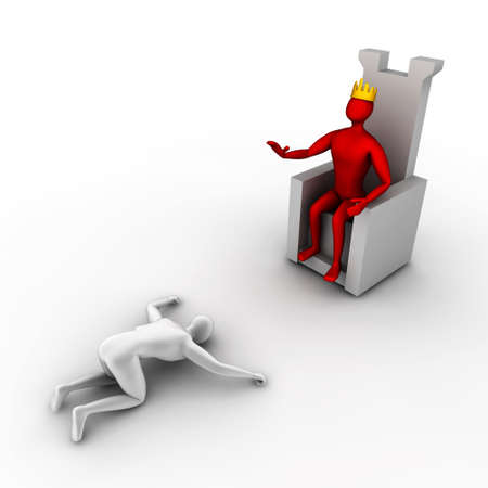 the king ordersの写真素材