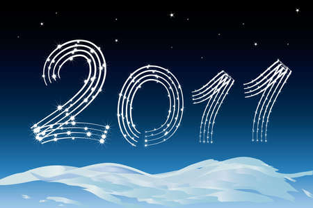 2011 blue postcard