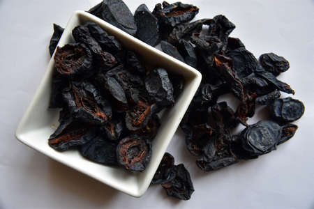 Dried plum fruit for soup or compote.の写真素材