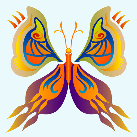 Butterfly Illustration - Multiple Colors - Tattoo