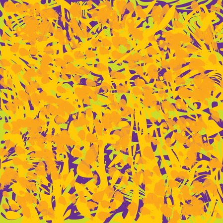Abstract Pattern Yellow Orange Vectorのイラスト素材