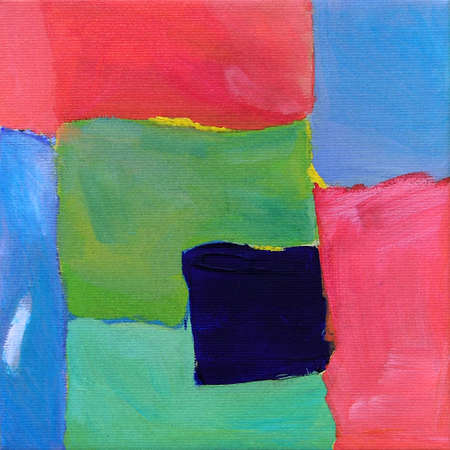 Abstract Illustration from Original Contemporary Paintingの写真素材