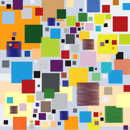 Background Pattern with Squares - Multicolored - Vectorのイラスト素材