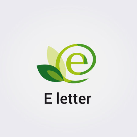 Eco leaf logo design template. Vector icon for your business.のイラスト素材