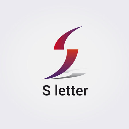 Letter S logo icon vector template design element. This logo can be used as a business logotypeのイラスト素材