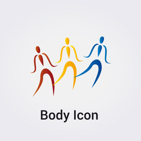 Group of people logo vector template. Teamwork, partnership, cooperation, friendship concept.のイラスト素材