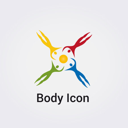 baby logo template vector icon element in trendy flat style - vector illustrationのイラスト素材