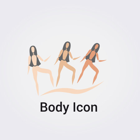 Body care vector logo design template. Women silhouette in yoga pose.のイラスト素材