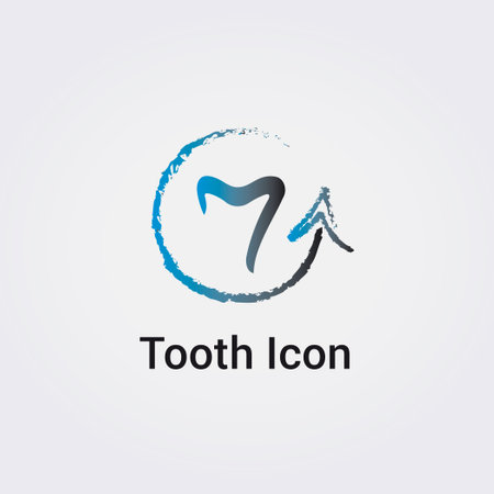 tooth logo icon vector design template elements for your business or corporate identityのイラスト素材