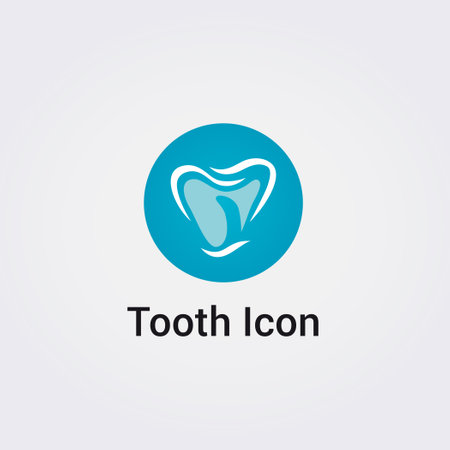 tooth logo vector design template, dentist icon dental logo care health symbolのイラスト素材
