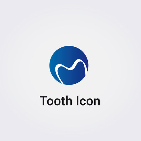 tooth logo vector icon element template - vector tooth logo design conceptのイラスト素材