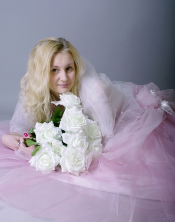 pink brideの写真素材