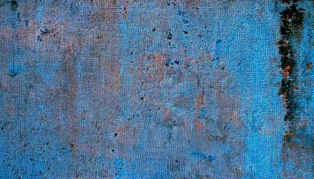 White BLUE ORANGE concrete wall textureの写真素材