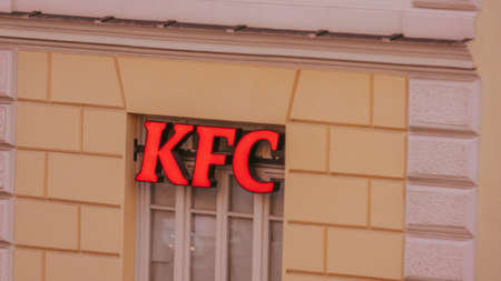 Rome Italy, March 2, 2020. KFC Fast Food Restaurant. Kentucky Fried Chicken KFC is the worlds...