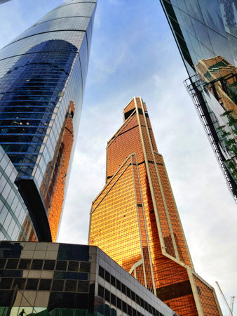 Skyscrapers of the Moscow International Business Center