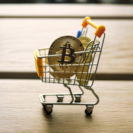 bitcoin in cart, generative AIの素材