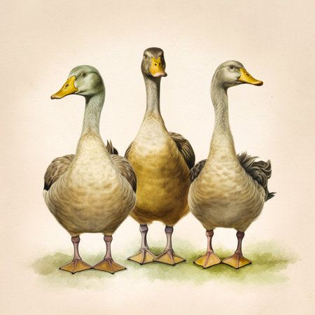 Duck Duck Goose. Generative AIの素材