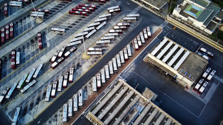 a man touches his hair with gray hairsの写真素材