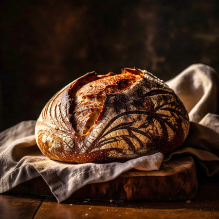 San Francisco Sourdough Bread Loaf.の素材