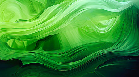 abstract wavy green energy baby greenの素材